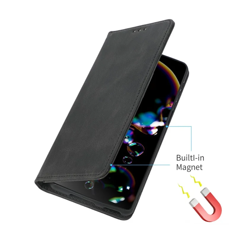 For iPhone 18 Pro Max / 17 Pro Max Case Wallet Magnetic Closing Leather Flip Phone Cover - Black