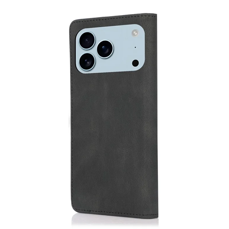 For iPhone 18 Pro Max / 17 Pro Max Case Wallet Magnetic Closing Leather Flip Phone Cover - Black