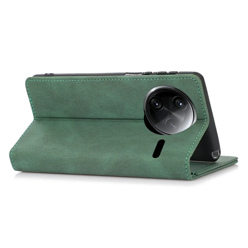 For Xiaomi Redmi K80 Pro 5G / Poco F7 Ultra 5G Case Wallet Magnetic Closing Leather Flip Phone Cover - Green