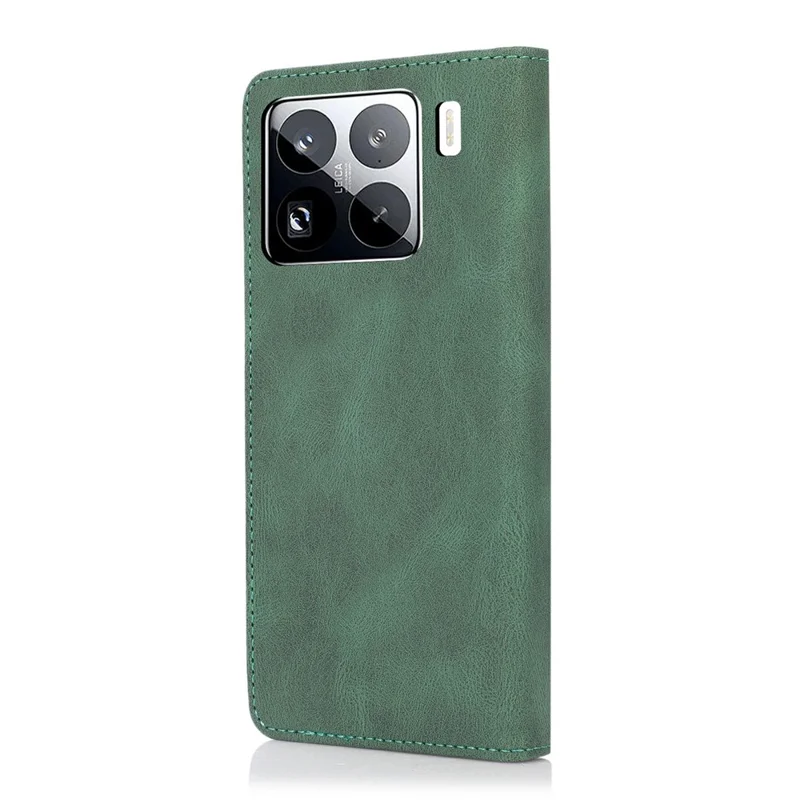 Cover a portafoglio magnetico in pelle per Xiaomi 15 Pro - Verde