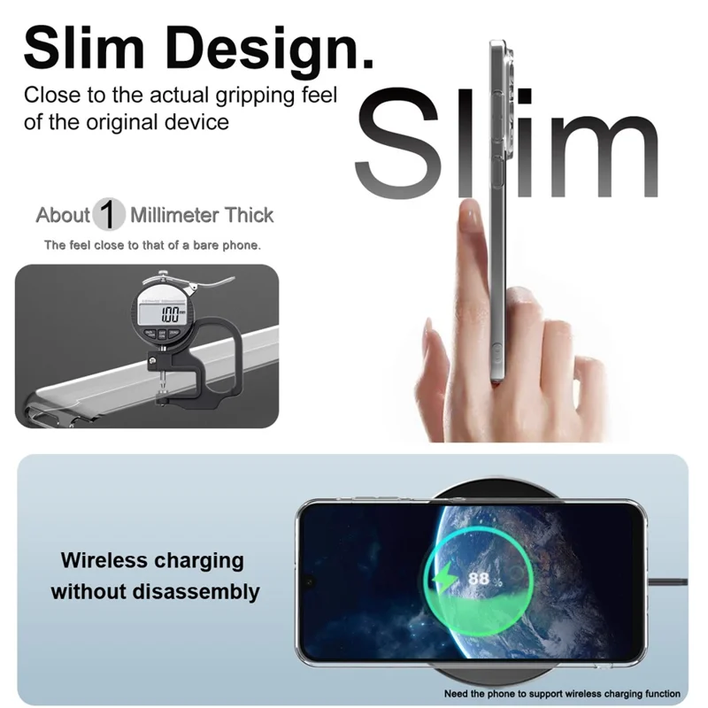 Étui IMAK UX-5 Series pour Samsung Galaxy S25 FE Coque Antichoc TPU Transparente Fine