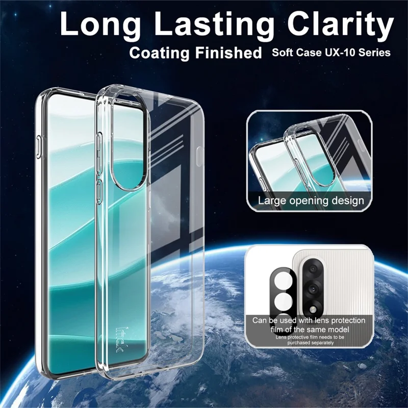 IMAK UX-10 Serie per OnePlus Ace 5 Ultra 5G / Nord 5 5G Cover Trasparente per Cellulare in Morbido TPU
