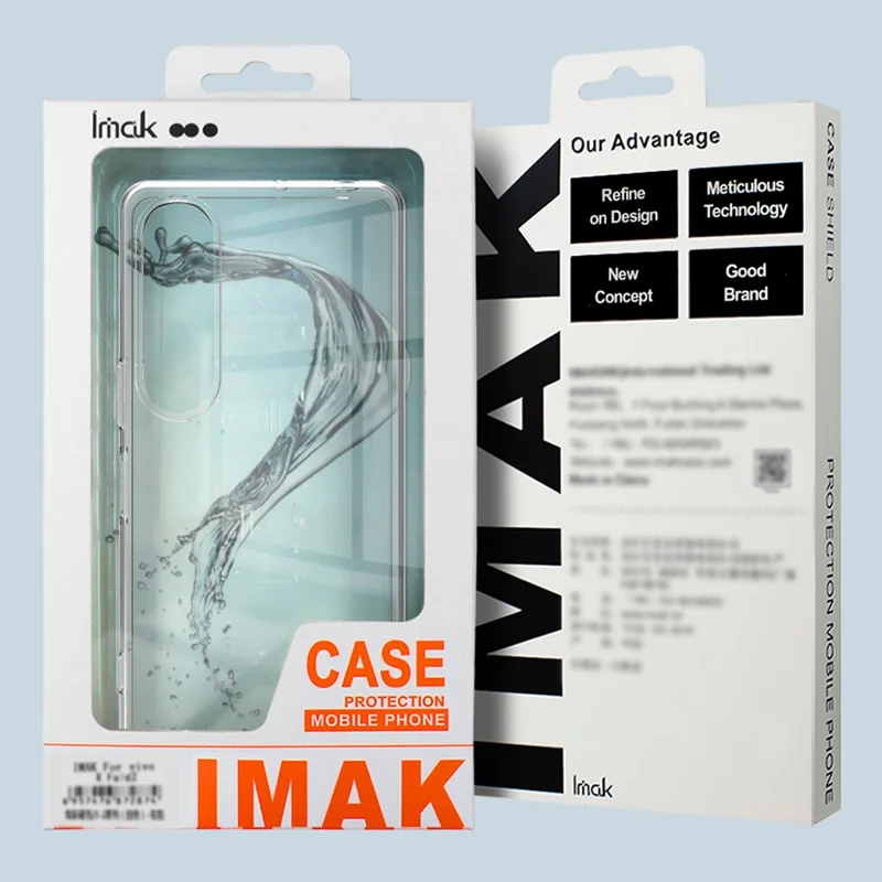 IMAK UX-10 Serie per OnePlus Ace 5 Ultra 5G / Nord 5 5G Cover Trasparente per Cellulare in Morbido TPU