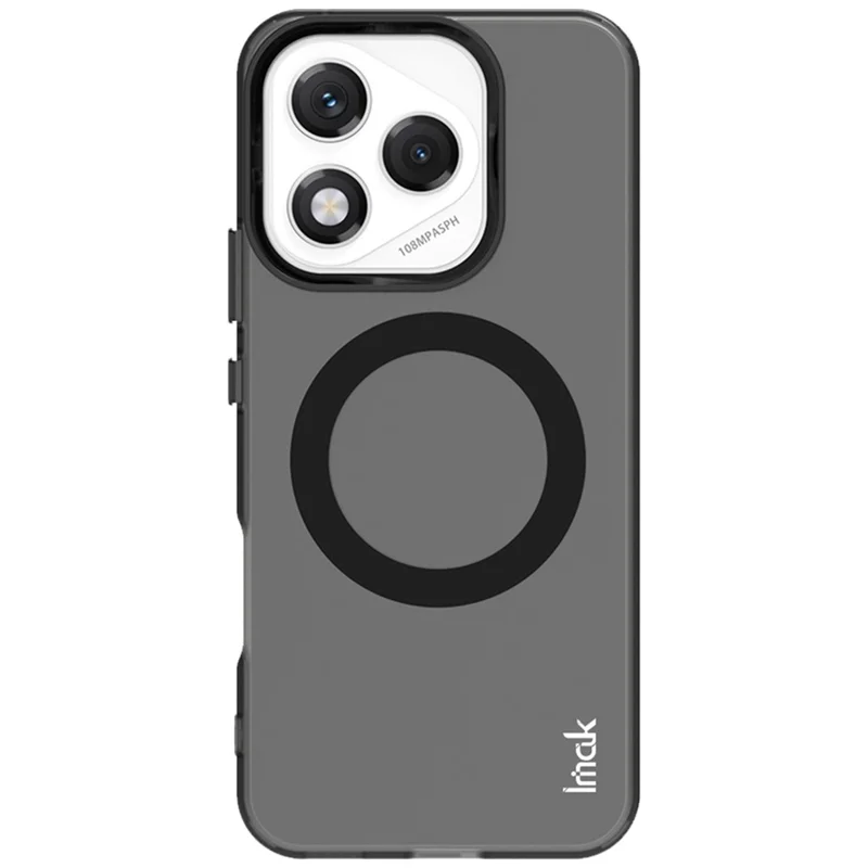 IMAK For Honor 400 Lite 5G Case Compatible with MagSafe PC + TPU Protective Phone Back Cover - Black