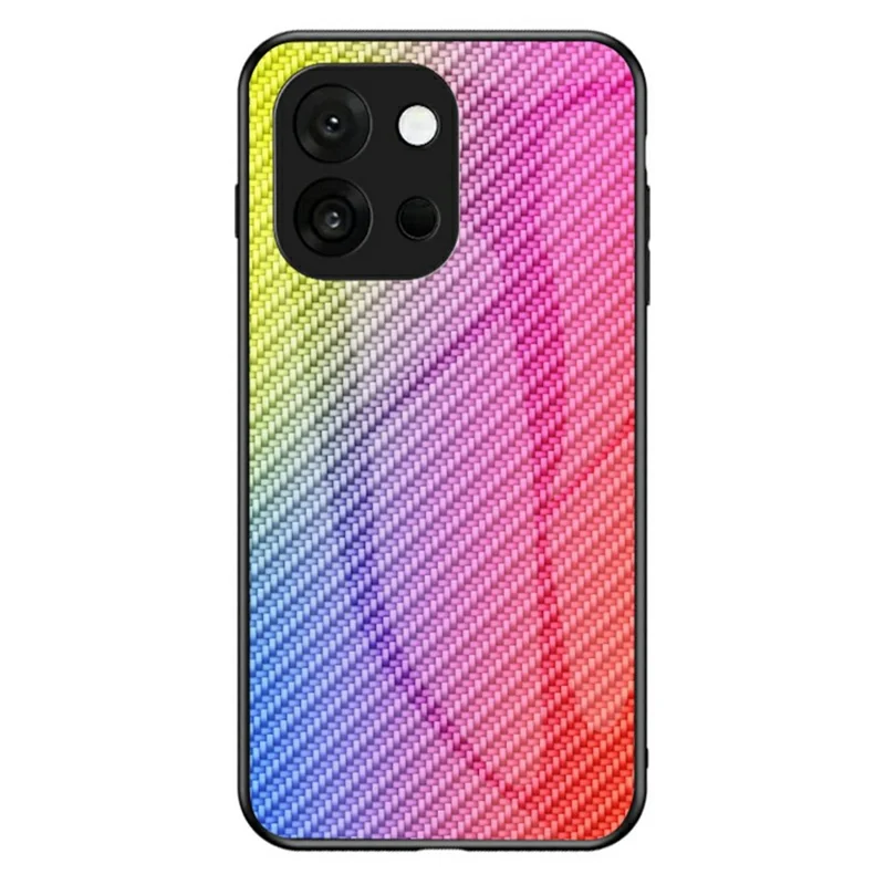 For OnePlus 13T 5G Case Tempered Glass Shockproof Phone Cover - Colorful Fiber