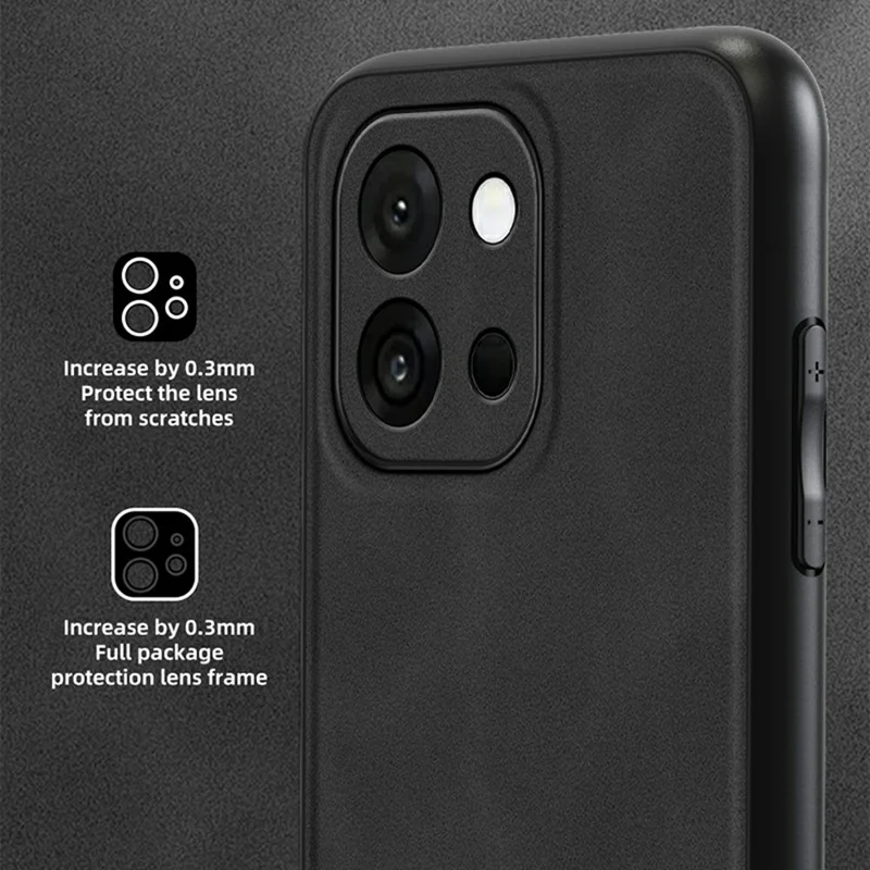ANNYOJO per OnePlus 13T 5G Cover in Pelle PU + PC + TPU Antiurto per Retro Telefono - Rosso Vino