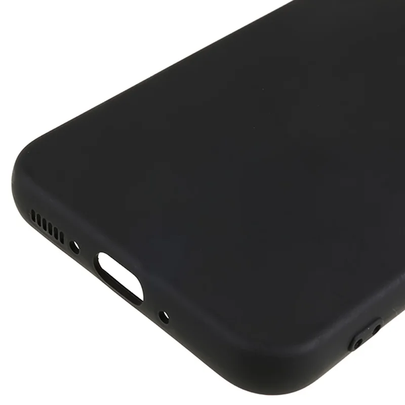 For Samsung Galaxy S24 FE Case TPU Back Soft Anti-Scratch Fiber Lining Phone Cover - Black
