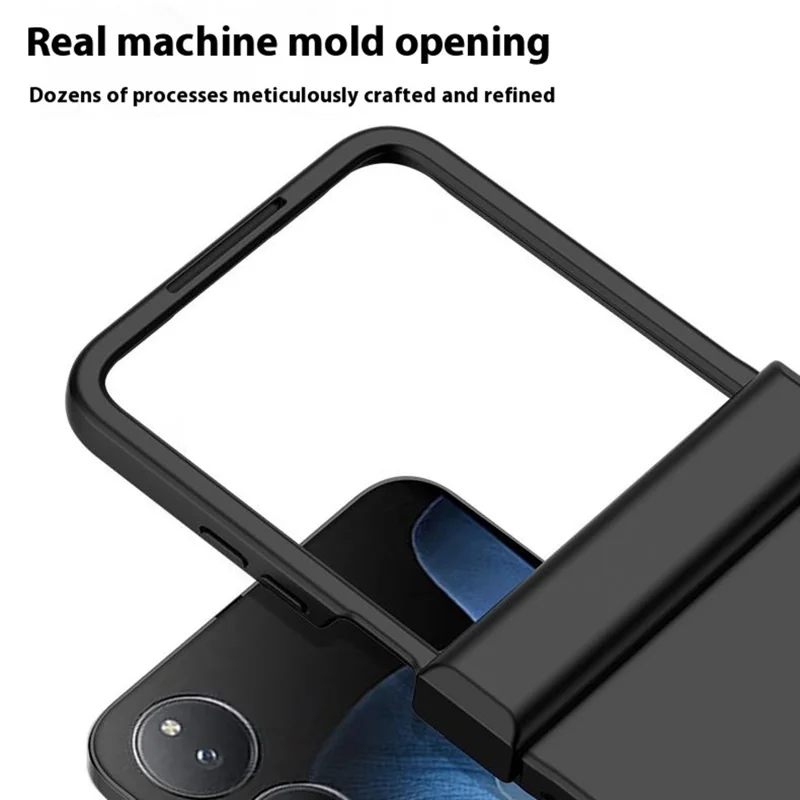Capa para Xiaomi Mix Flip 2 com Proteção de Dobradiça e Acabamento Tátil - Preto