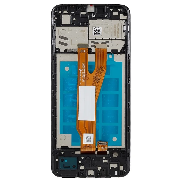 Para Samsung Galaxy A03 Core A032 Tela LCD e Conjunto de Digitalizador + Peça de Substituição de Estrutura (sem Logotipo)