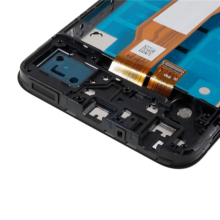 Para Samsung Galaxy A03 Core A032 Tela LCD e Conjunto de Digitalizador + Peça de Substituição de Estrutura (sem Logotipo)