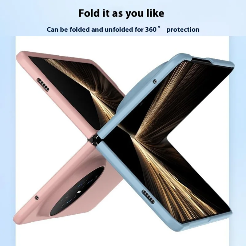 Capa para Honor Magic V5 5G Ultrafina Efeito Pele Rígida de PC para Celular - Verde