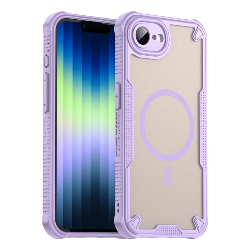 Compra a granel Funda para iPhone 16e Compatible con MagSafe TPU + PC Carcasa para Móvil - Morado