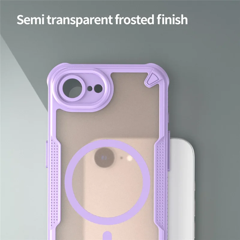 Compra a granel Funda para iPhone 16e Compatible con MagSafe TPU + PC Carcasa para Móvil - Morado