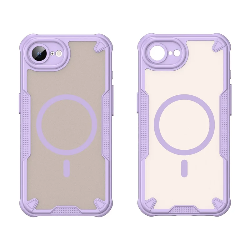 Compra a granel Funda para iPhone 16e Compatible con MagSafe TPU + PC Carcasa para Móvil - Morado