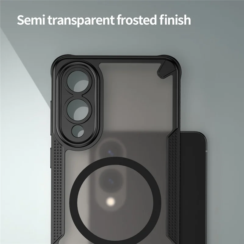 Compra a granel de Funda para Samsung Galaxy S25 Edge Compatible con MagSafe, Carcasa Trasera de Teléfono TPU + PC - Negro