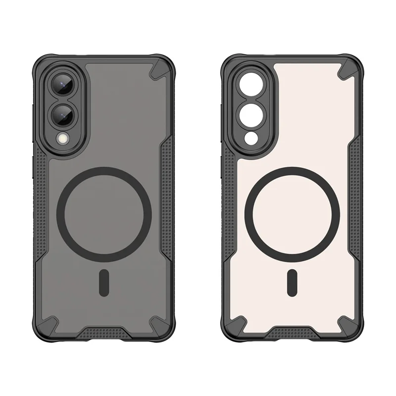 Compra a granel de Funda para Samsung Galaxy S25 Edge Compatible con MagSafe, Carcasa Trasera de Teléfono TPU + PC - Negro