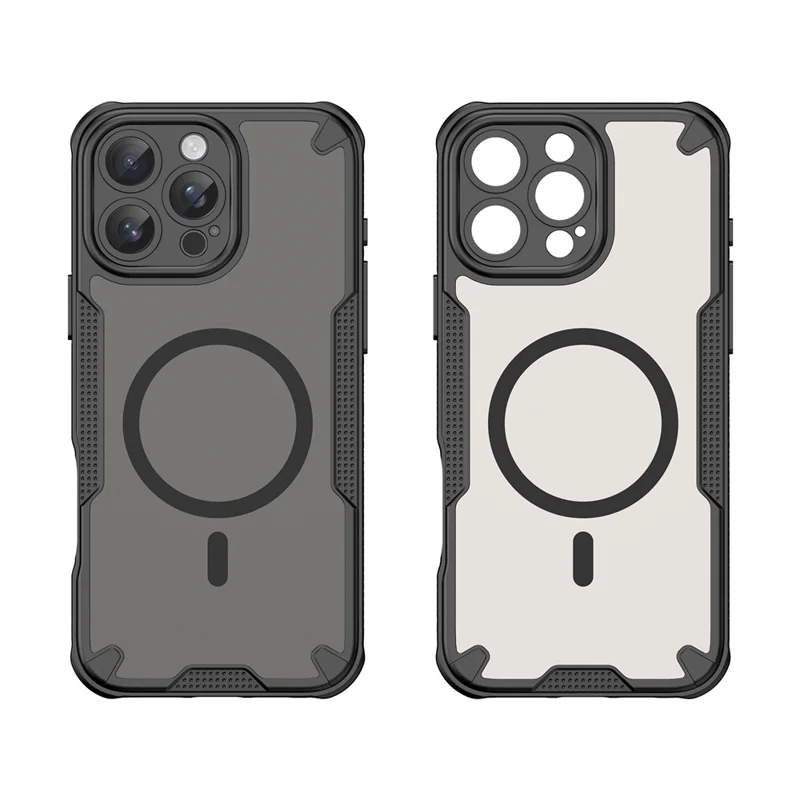 Compra a granel Funda para iPhone 16 Pro Compatible con MagSafe TPU + PC Carcasa Trasera - Negro