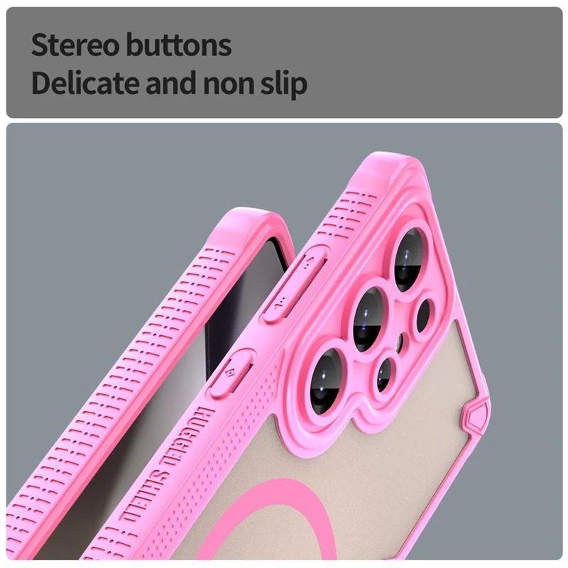 Bulk Purchasing For Samsung Galaxy S25 Ultra Magnetic Case TPU + PC Phone Back Cover - Pink