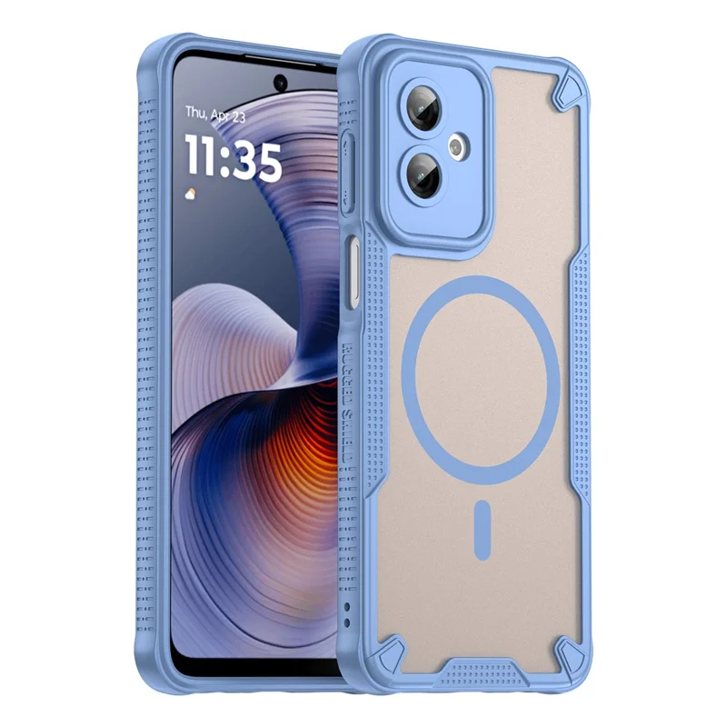 Bulk Purchasing For Motorola Moto G55 5G Magnetic Case TPU + PC Phone Back Cover - Blue