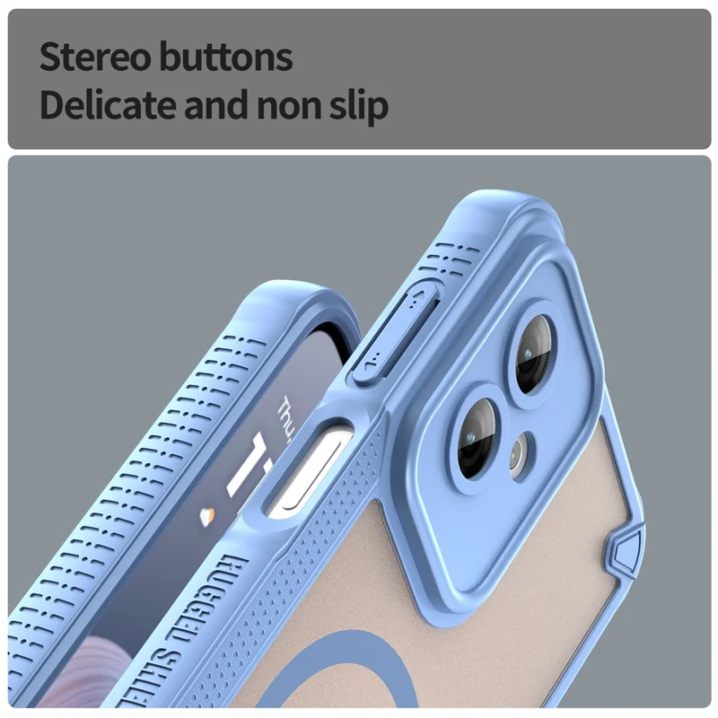 Bulk Purchasing For Motorola Moto G55 5G Magnetic Case TPU + PC Phone Back Cover - Blue