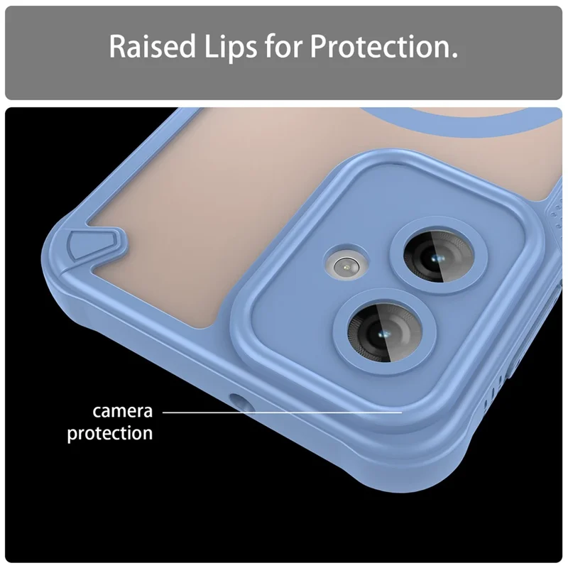 Bulk Purchasing For Motorola Moto G55 5G Magnetic Case TPU + PC Phone Back Cover - Blue