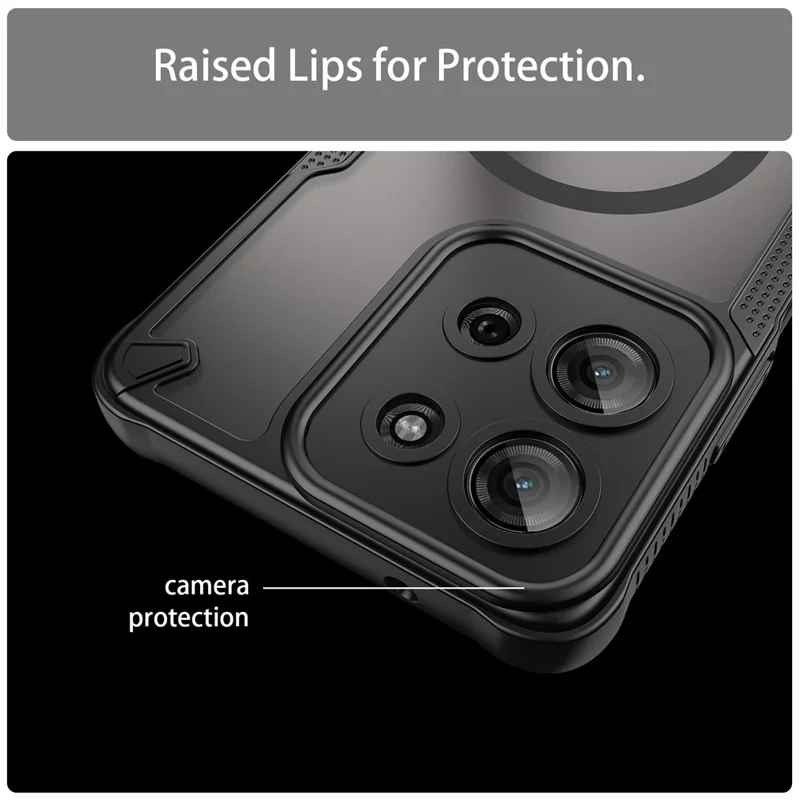 Bulk Purchasing For Motorola Moto G75 5G Case Compatible with MagSafe TPU + PC Phone Back Cover - Black