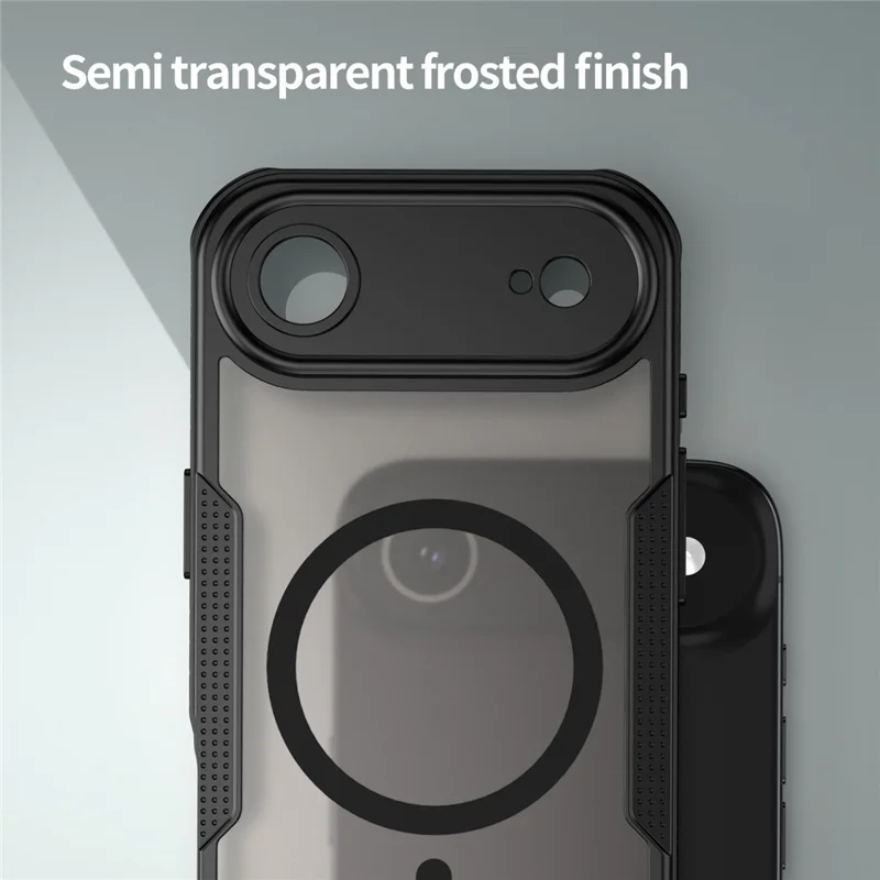 Bulk Purchasing For iPhone Air Case Compatible with MagSafe TPU + PC Phone Back Cover - Black