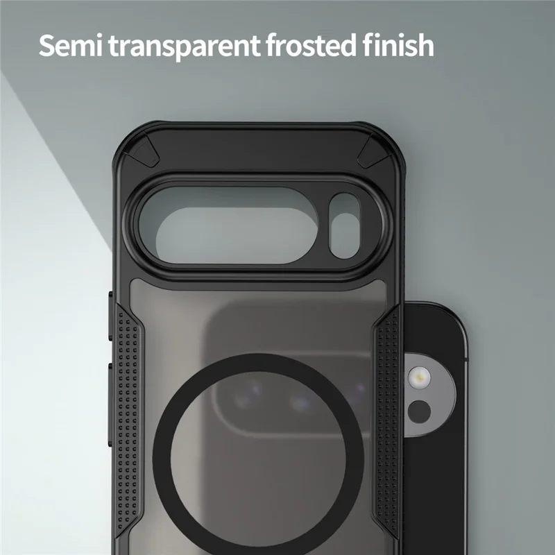 Bulk Purchasing For Google Pixel 10 Pro Magnetic Case TPU + PC Phone Back Cover - Black