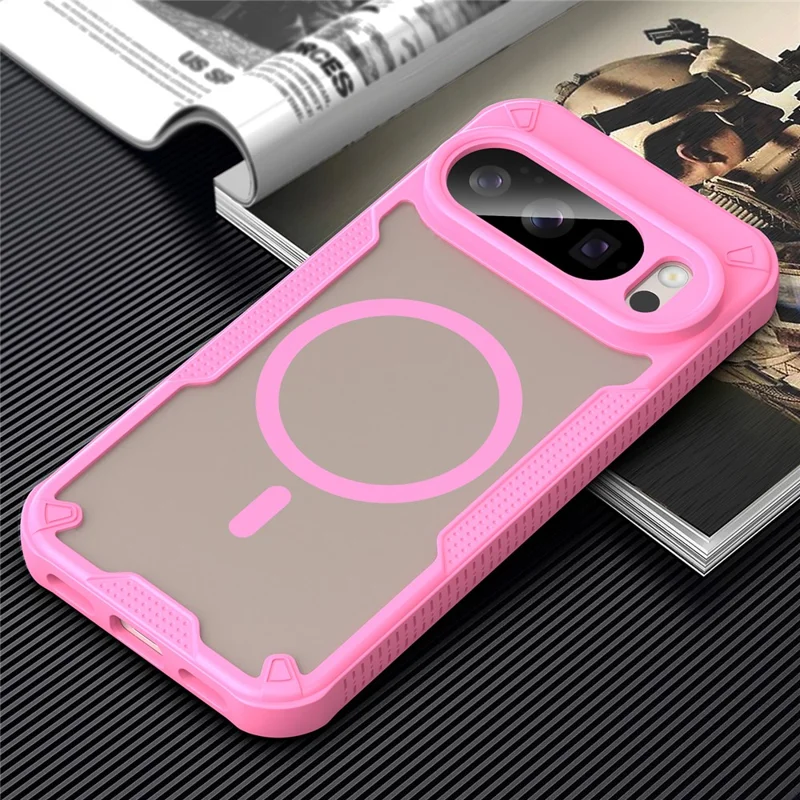 Bulk Purchasing For Google Pixel 10 Pro Magnetic Case TPU + PC Phone Back Cover - Pink