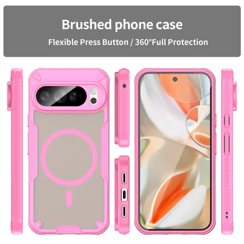 Bulk Purchasing For Google Pixel 10 Pro XL Case Compatible with MagSafe TPU + PC Phone Back Cover - Pink