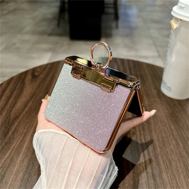 Pour Huawei Pura X Étui Conception Pailletée Décoration Strass Coque Rigide - Violet