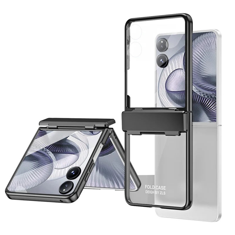 Capa para Xiaomi Mix Flip 2 com Proteção Eletrolítica, Dobrável, com Protetor de Tela - Preto