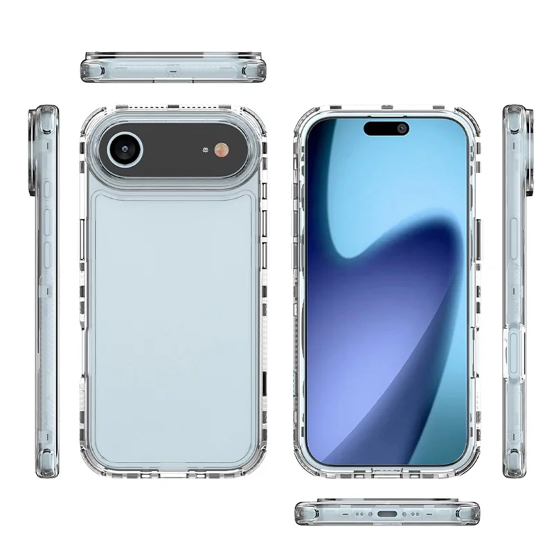 Чехол Air для iPhone 17 прозрачный акриловый + TPU противоцарапный защитный чехол