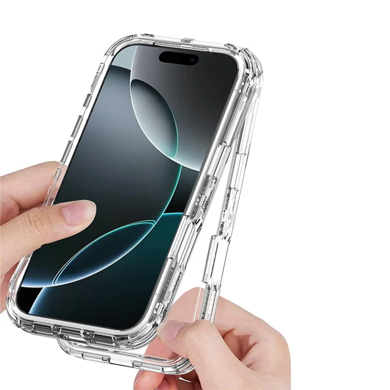 For iPhone 17 Pro Phone Case Acrylic TPU Clear Mobile Cover