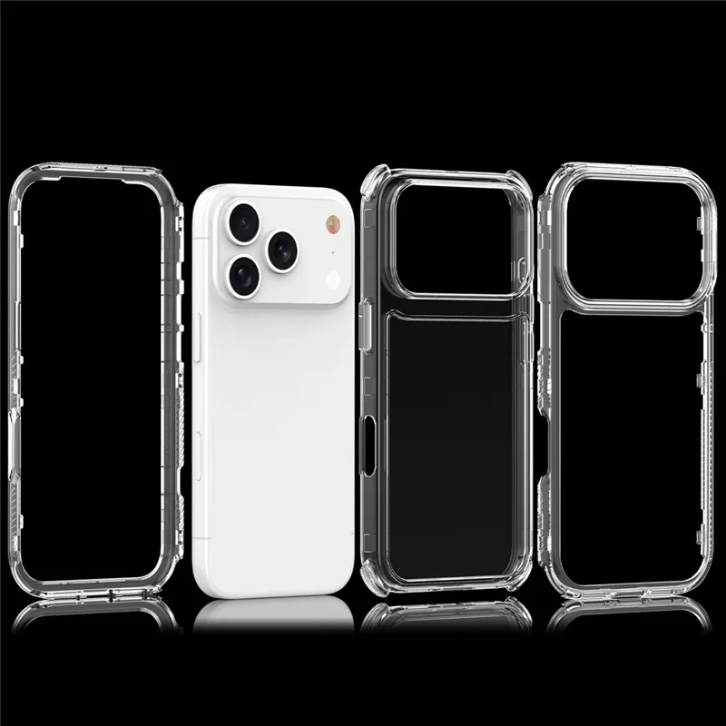 For iPhone 17 Pro Phone Case Acrylic TPU Clear Mobile Cover