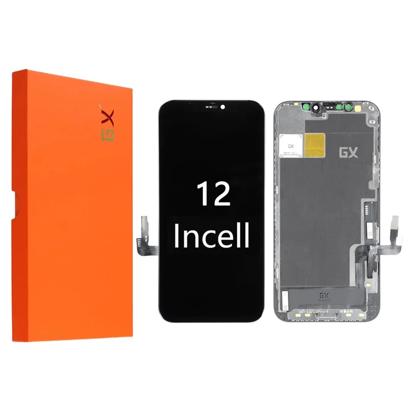 For iPhone 12 / 12 Pro Grade C LCD Screen and Digitizer Assembly Replacement Part (GX Incell Technology) (without Logo)