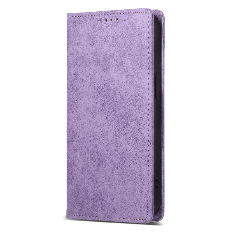 Cover a portafoglio per Samsung Galaxy A17 5G con blocco RFID in pelle PU - Viola