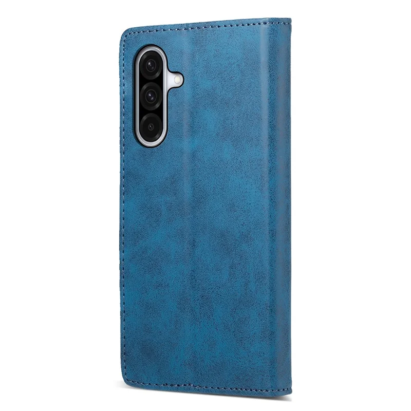 For Samsung Galaxy A17 5G / A17 4G / A26 5G Wallet Case RFID Blocking PU Leather Phone Cover - Blue
