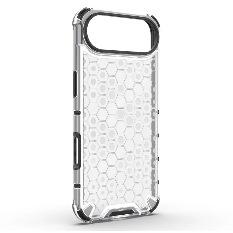 Для iPhone 17 Air Case Сотовая форма Ударопрочный ПК + Чехол для телефона TPU - Серый