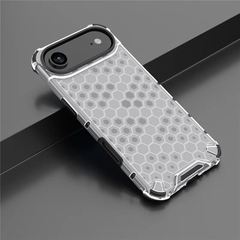 Для iPhone 17 Air Case Сотовая форма Ударопрочный ПК + Чехол для телефона TPU - Серый