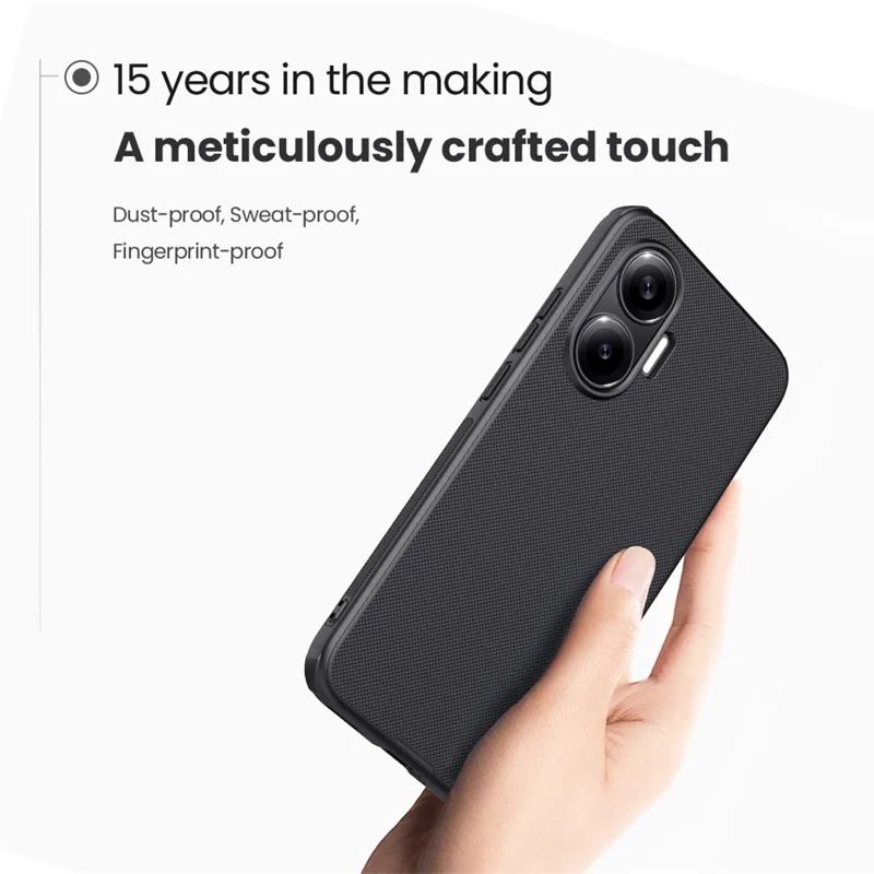 NILLKIN Frosted Shield Pro For Xiaomi Poco F7 5G / Redmi Turbo 4 Pro 5G Case Matte PC + TPU Phone Cover