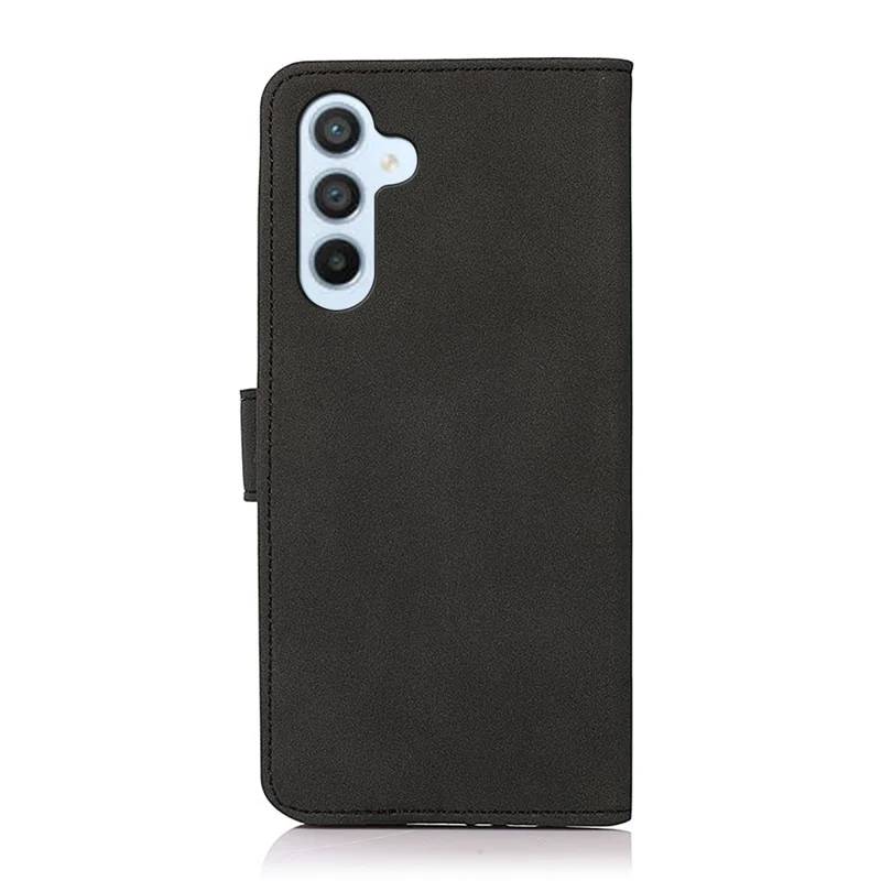 KHAZNEH Capa Carteira de Couro PU para Samsung Galaxy S25 FE com Suporte - Preta