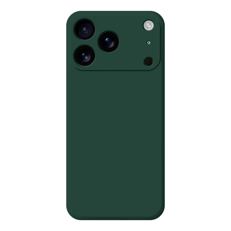 For iPhone 17 Pro TPU Case Straight Edge Protection Phone Cover - Midnight Green