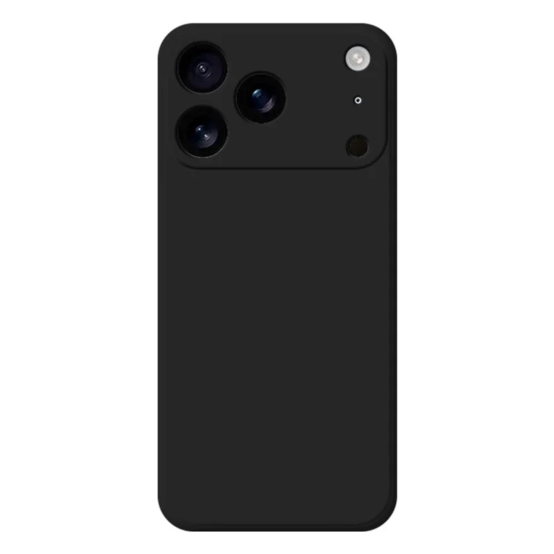 For iPhone 17 Pro Max TPU Case Straight Edge Protection Phone Cover - Black