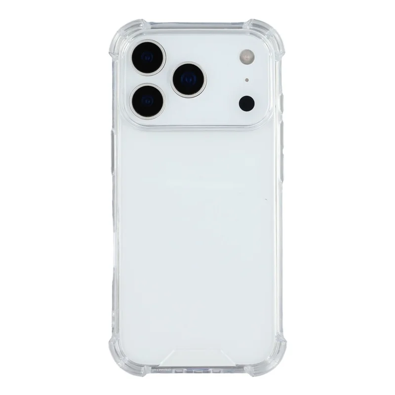 For iPhone 17 Pro Phone Case TPU + Acrylic 1.5mm Shockproof Clear Back Cover