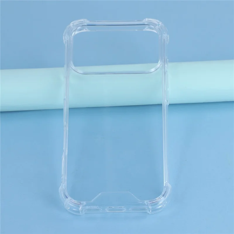 For iPhone 17 Pro Phone Case TPU + Acrylic 1.5mm Shockproof Clear Back Cover