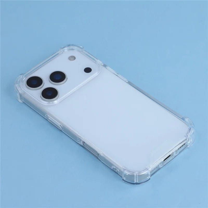 For iPhone 17 Pro Max Phone Case TPU + Acrylic 1.5mm Shockproof Clear Back Cover