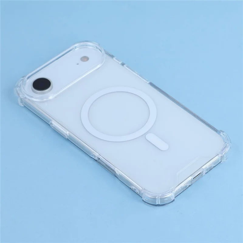 Custodia per iPhone 17 Air compatibile con MagSafe Cover posteriore per telefono trasparente antiurto da 1,5 mm