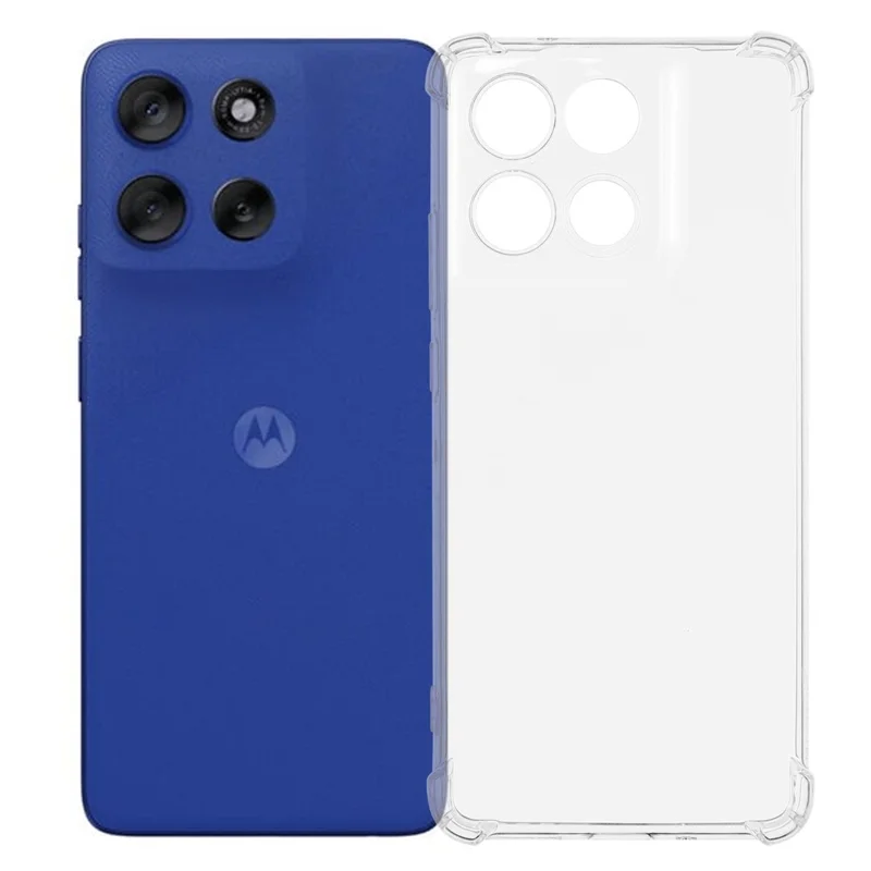 For Motorola Moto G86 5G Case Reinforced Four Corner Anti-Drop Clear TPU Phone Cover