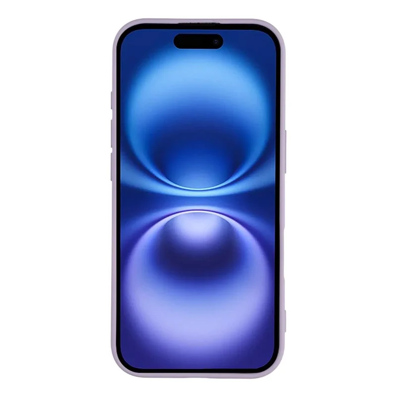 Étui pour iPhone 17 en TPU Souple Avec Doublure en Fibre Anti-Rayures - Violet